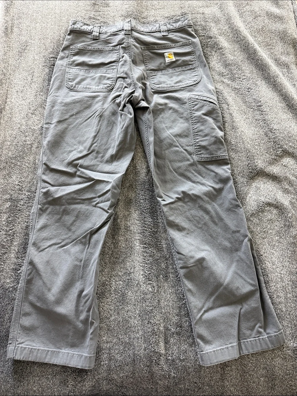 Carhartt Men's Gray Straight Cargo Pants